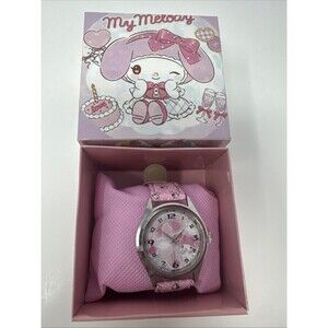 Sanrio Characters My Melody Watch Pink, Stainless Steel Back NEW pink